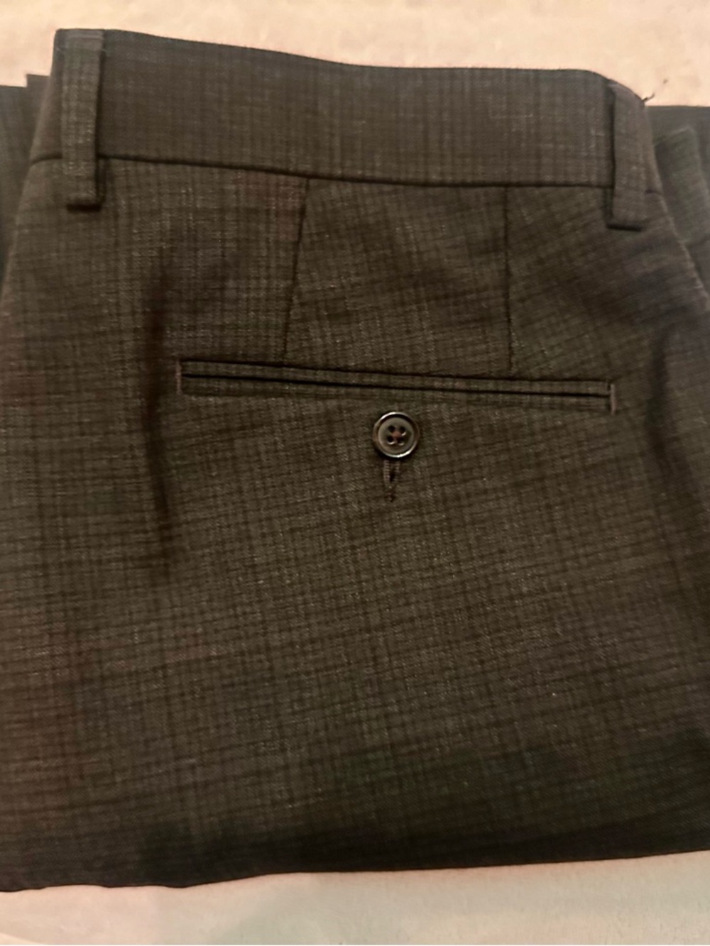 Men’s Ralph Lauren Charcoal Plaid Flat-Front Shorts